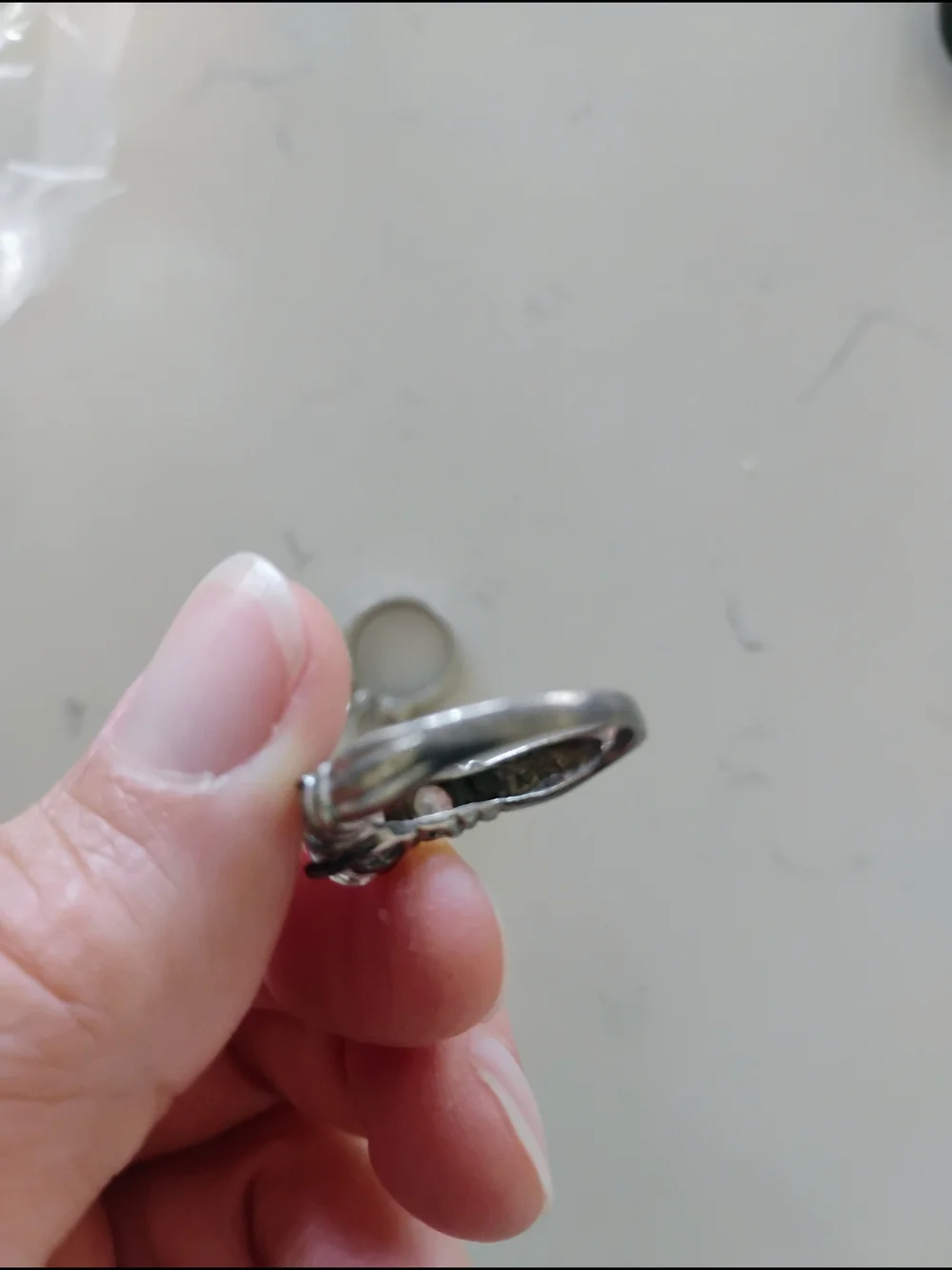 Sterling Silver Cubic Zirconium CZ Ring Lot 925   Used condition. I don't know w